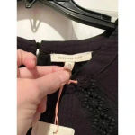 Skies Are Blue NEW  Gauzey Bohemian Flowy Lined Top Blouse Black XS Photo 6