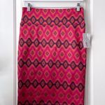 LuLaRoe  Pencil Skirt Southwestern Aztec Pink Medium Photo 0