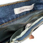 frame denim Le High Waist Ankle Skinny Jeans In Wine Ridge Rips Size 29 Photo 8