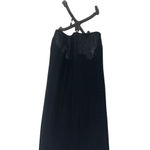 Eileen Fisher Vintage Viscose Linen Blend Midi Maxi Dress Keyhole PL Petite Photo 7