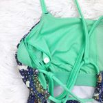 Lululemon Dancing Warrior Tank Top Floral Sport Purple Green Pistachio Size 4 Photo 7