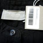 Everlane NWT The Fatigue Short-Sleeve Jumpsuit in Black Belted Cotton Utility 0 Photo 5