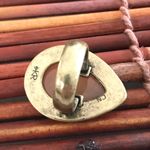 Silpada  KR Collection Fleur De Lis Brass & Resin Ring Size 7 Photo 5