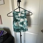 NIKIBIKI  Green Tie-Dye Crop Top Photo 1