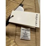 Retrofête Vaani Bra in Nude Large New Womens Squins Crop Tank Top Brown Photo 8