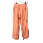 PALOMA WOOL Adeline Linen Pant Peach Sz 34 (US 2) Orange Photo 3