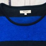 Madewell Blue & Black Brushed Rugby Boxy Top Photo 7