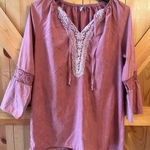 Miss Look , long sleeve  pink size medium blouse ￼(1269) Photo 0