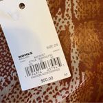 Sonoma Sheer Boho Kimono Snake Print Reptile Python Rust Gradient Vacation Resort Photo 5