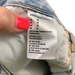 American Eagle  Mom Ripped/Distressed Light Wash Cutoff Jean Shorts Photo 3