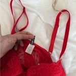Rampage  Red Sexy Lace Hearts Valentines Day Lingerie Babydoll Photo 5