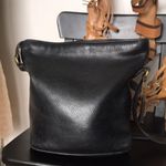Coach Vintage Sonoma Bucket Crossbody pebbled leather messenger minimalist whimsygoth Shoulder Bag Purse Photo 2