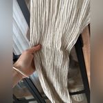 Billabong  new waves cotton striped pants beige wide leg high waisted rise pocket Photo 9