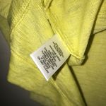 Loft  Tee Citron Yellow Cap Sleeve Pocket Tee Summer Layer Sz XL BNWT Photo 4