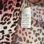 New Animal Print Chemise Pajama Gown Very Stretchy Soft and Comfy Size Small Pink Photo 4