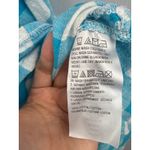 Joan Rivers Women’s  1X Blue & White 3/4 Button Shirt Photo 4