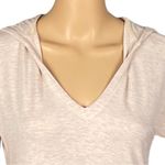 Athleta  “Run Along Dress” cream/tan hoodie short dress with POCKETS. Small. EUC Photo 2