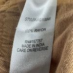 Jolie & Joy caramel tan strapless cargo jogger jumpsuit size medium Brown Photo 5