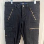 Ralph Lauren Womens Cargo Jeans with Zipper Details sz 2 Black Photo 1