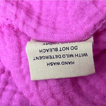 Love Notes Pink Gauze Sleeveless Blouse Women’s M Slub Knit Boho Coastal Beach Size M Photo 6