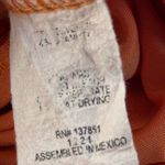 Live in the Moment Orange V Neck Short Sleeve Top Size S T-Shirt Shirt Photo 4