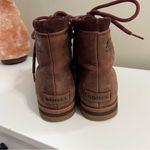 Sorel  Sneakchic Alpine Ankle Boot Lace Up Bootie Hiking in Redwood Photo 5