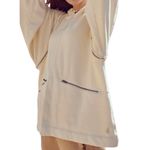 Free People Close Call Zip Hoodie Convertible Oversized Sweatshirt Sz Medium Photo 1