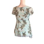 90s Y2k Babydoll Tank Fairy Core Floral Print Handkerchief Hem Size S Sheer Photo 11