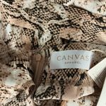 Bella Canvas  Tan Snake Print Pencil Skirt Photo 5