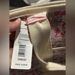 Vineyard Vines Floral Canvas Tote Bag - Cream and Pink Photo 3