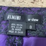 Rimini Y2K Sequined Lace Halter Top And Pants Formal Cocktail Suit Size 8 Purple Photo 7