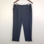 Trina Turk Women's Size 12 Gray Cuffed, Cropped, Dress Pants Photo 7