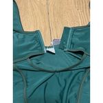 Shekini One Piece Swimsuit Size Medium Zip Up Chest NWT Beach Travel Vacation Green Photo 3