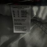 American Eagle  Super Stretch Hi-Rise Mini Red & White Striped Denim Skirt 10 Reg Photo 4