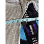 Carly Jeans Gray Oversized Long Sleeve Sweater Size Small V Neck Gray Photo 6