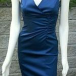 Donna Ricco   Women’s Dark Blue Sleeveless dress Size 12 EUC Photo 0