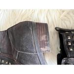 Ralph Lauren Chocolate Brown Studded Ankle Boots Photo 7