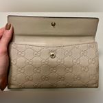 Guccissima Leather Engraved Heart Continental Wallet | Ivory Photo 5