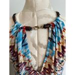 Westport 1962 Bohemian Geometric Print Halter Dress Large Photo 4