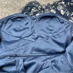 Lulus Whimsical Allure Navy Mesh Embroidered One Photo 4