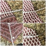 Band of Gypsies Boho Print Halter Mini Dress Handkerchief Hem Size XS Photo 5