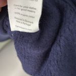 Organic Basics Navy Cropped Sweatshirt Medium NEW Blue Photo 6