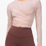 Lululemon  Gather and Grow‎ Wrap Top 6 athleisure workout yoga outdoor layered Photo 0