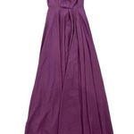 One Shoulder with Slit Lace Up Back Formal Dress in Purple, Size US 4​​​​​ Purple Photo 0