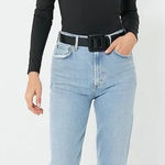 Tuckernuck  Black Long Sleeve Laila Top Size XL Off‎ the Shoulder Stretch NWOT Photo 0