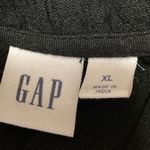 Gap Black Short Puff Sleeve V Neck Ruffle Smocked Fit & Flare Maxi Dress Size XL Photo 3