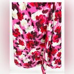 Theia Zibeline NEW floral One Shoulder Gown size 8 Pink Photo 8