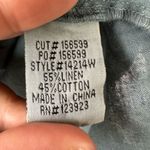 Wearables Belita Ruffle Split V Neck Linen Photo 6