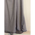 Athleta  Striped Racher Back Loose fit Tank Medium Blue White Photo 3