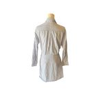 Saylor - Striped Long Sleeve Preppy Tie-Waist Shirt Dress Sz S Photo 3